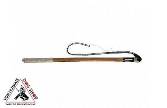Raddog Leather Whip With Nylon Fall And Popper