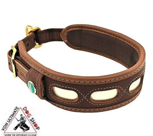 Knut Fuchs Leather Collar with Lights