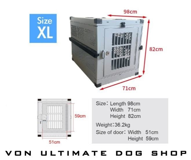 Illustration of Extra Large Collapsible Dog Crate For Home