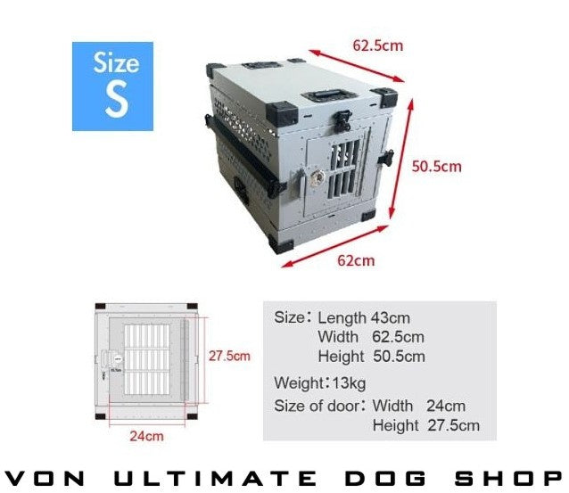 APD Small Collapsible Dog Crate - Quick Assembly Pet Crate For Tiny Apartments