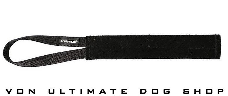 Dingo Gear 4cm x 25cm Flat Leather Tug With One Handle