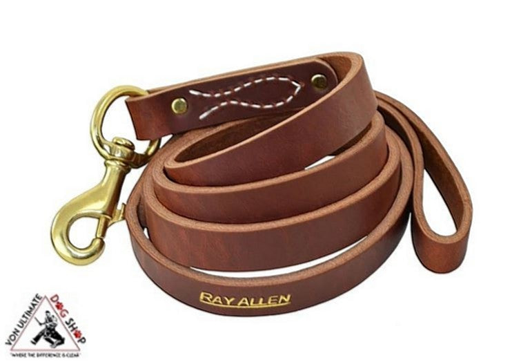 Ray Allen 5ft Old World Leather Agitation Leads