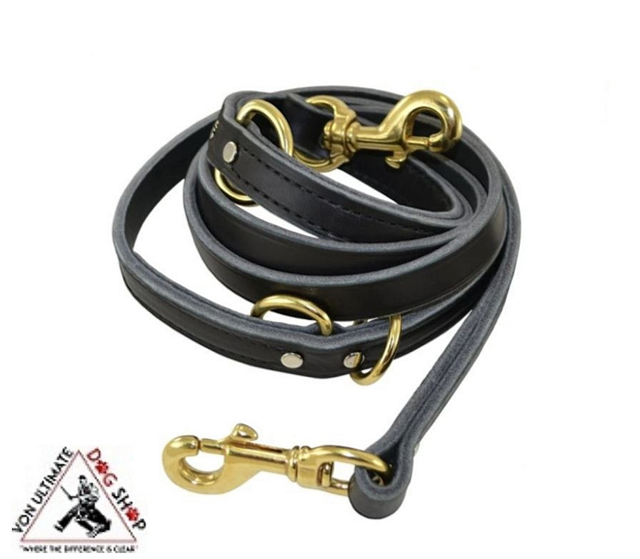 Ray Allen Three Ring Leather Police Lead
