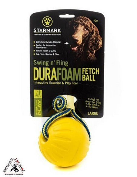 Starmark Large Swing ‘n Fling DuraFoam Fetch Ball